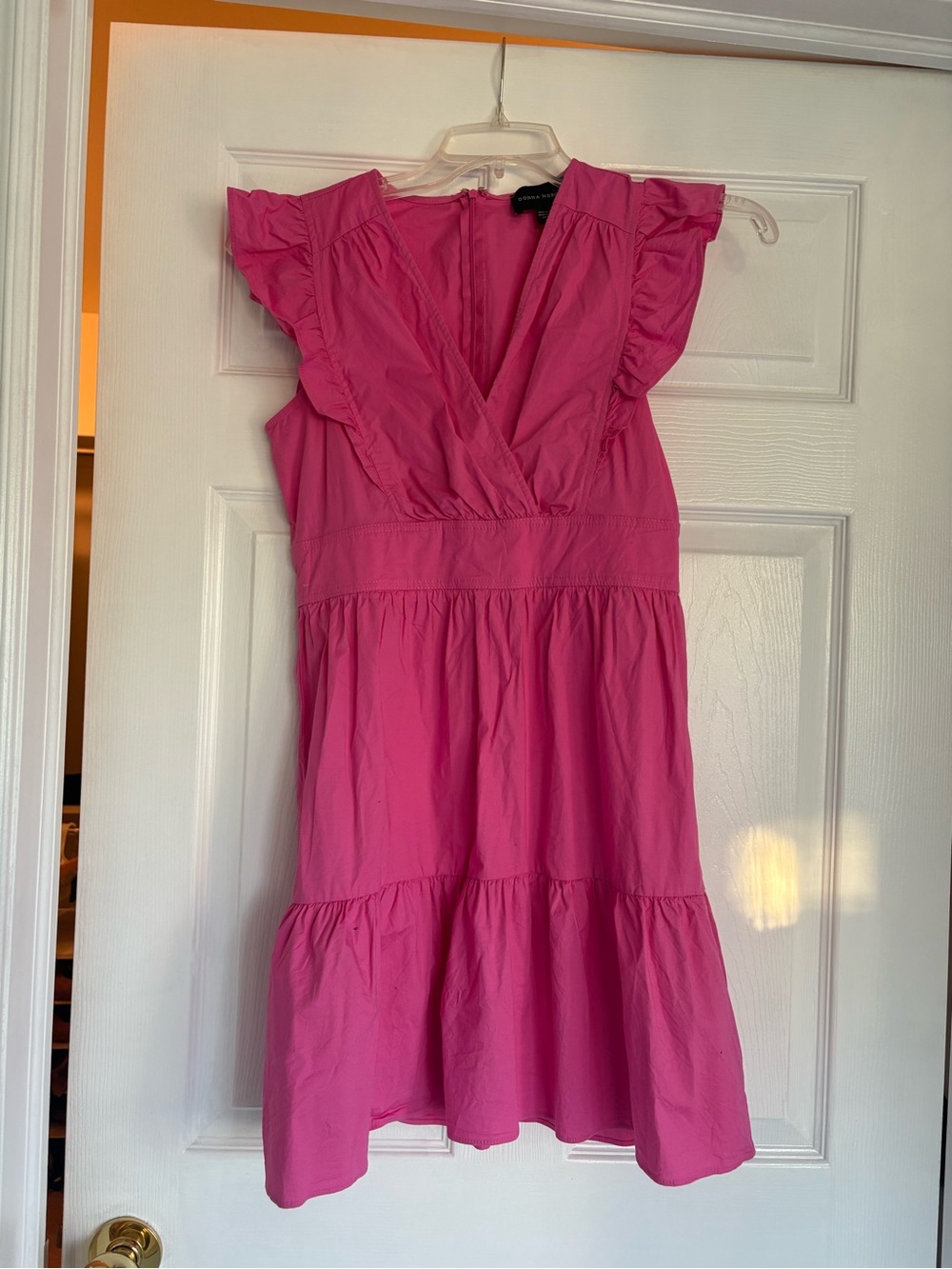 Donna Morgan Hot Pink Sleeveless Dress
